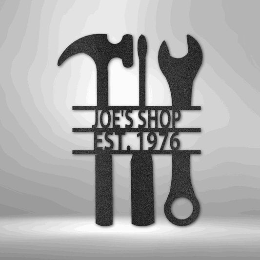 The Garage - Steel Sign - Giftinum