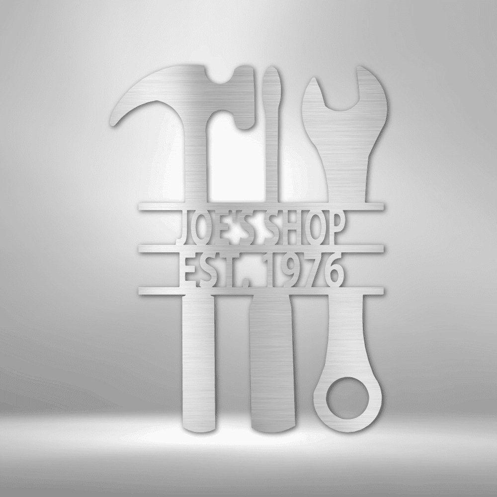 The Garage - Steel Sign - Giftinum