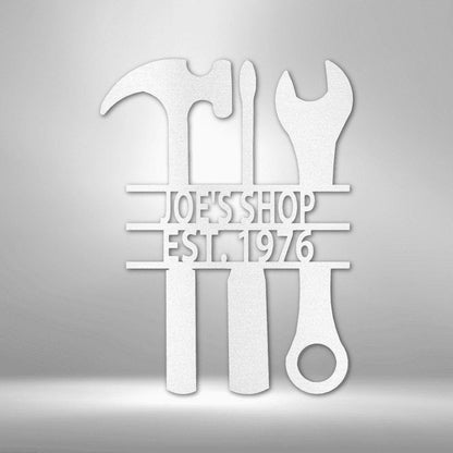 The Garage - Steel Sign - Giftinum