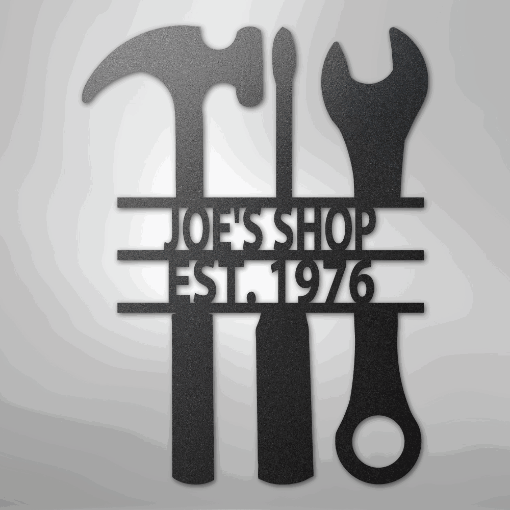 The Garage - Steel Sign - Giftinum