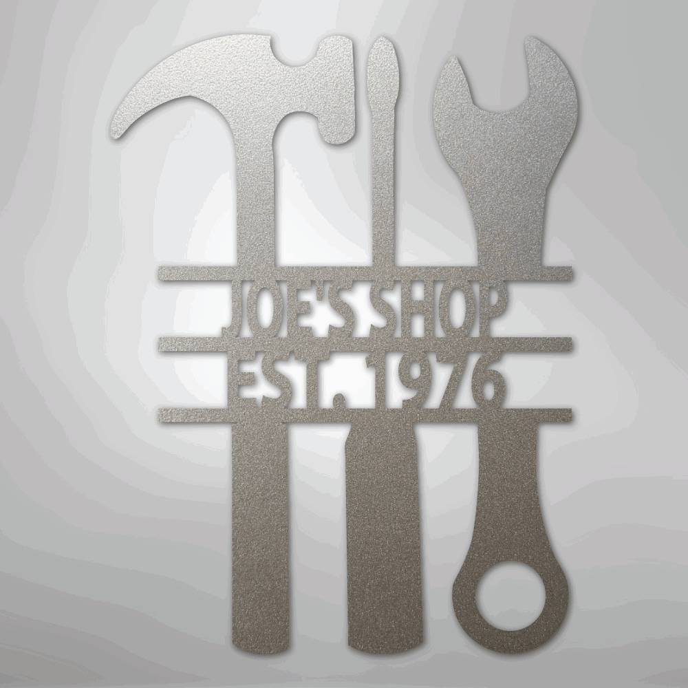 The Garage - Steel Sign - Giftinum