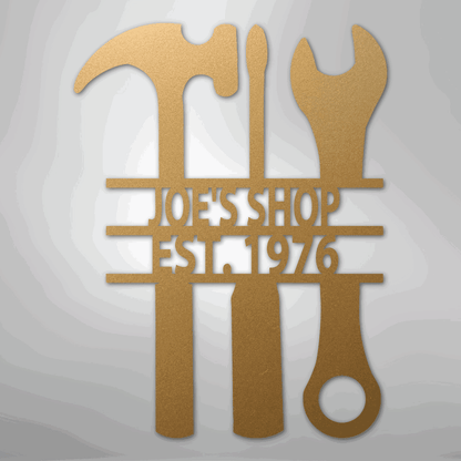 The Garage - Steel Sign - Giftinum