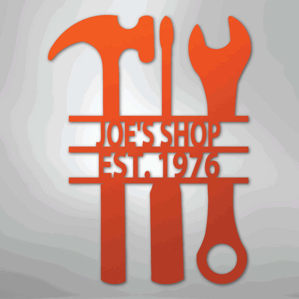 The Garage - Steel Sign - Giftinum