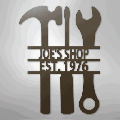 The Garage - Steel Sign - Giftinum