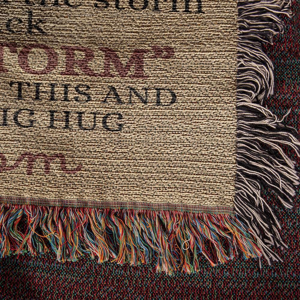 To Badass Daughter Blanket  Love Mom- If Fate Whispers - Giftinum