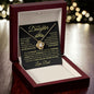 To Daughter From Dad Necklace - Straighten your crown - Giftinum