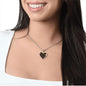 To Daughter Heart Necklace Love Dad - Giftinum