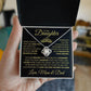 To Daughter from mom and dad - Straighten your crown - Giftinum