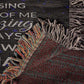 To Grandson Woven Blanket from Grandma - Bond knows no distance - Giftinum