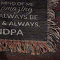 To Grandson Woven Blanket from Grandpa - Bond knows no distance - Giftinum