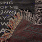 To Grandson Woven Blanket from Grandpa - Bond knows no distance - Giftinum
