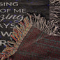 To Grandson Woven Blanket from Grandparents - Bond knows no distance - Giftinum