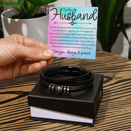 To Husband Bracelet - Please know I am here for you - Giftinum