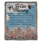 To Mommy from Angel Babies Woven Blanket - Giftinum
