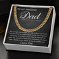 To My Amazing Dad-My Courage Cuban Link Chain - Giftinum
