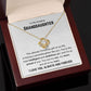 To My Amazing Granddaughter Love Knot Necklace- the ultimate Christmas gift 18K Yellow Gold Finish / Luxury Box Jewelry Giftinum