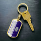 To My Badass Daughter Keychain - Giftinum