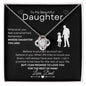To My Beautiful Daughter Necklace - Believe in Yourself - Giftinum