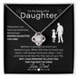To My Beautiful Daughter Necklace - Believe in Yourself - Giftinum