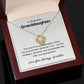 To My Beautiful Granddaughter - the arms of my granddaughter 18K Yellow Gold Finish / Two-Toned Box Jewelry Giftinum