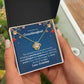 To My Beautiful Granddaughter Love Knot Necklace - The ultimate christmas gift 18K Yellow Gold Finish / Two-Toned Box Jewelry Giftinum