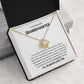 To My Beautiful Granddaughter Love Knot Necklace - You are the child of my child 18K Yellow Gold Finish / Standard Box Jewelry Giftinum