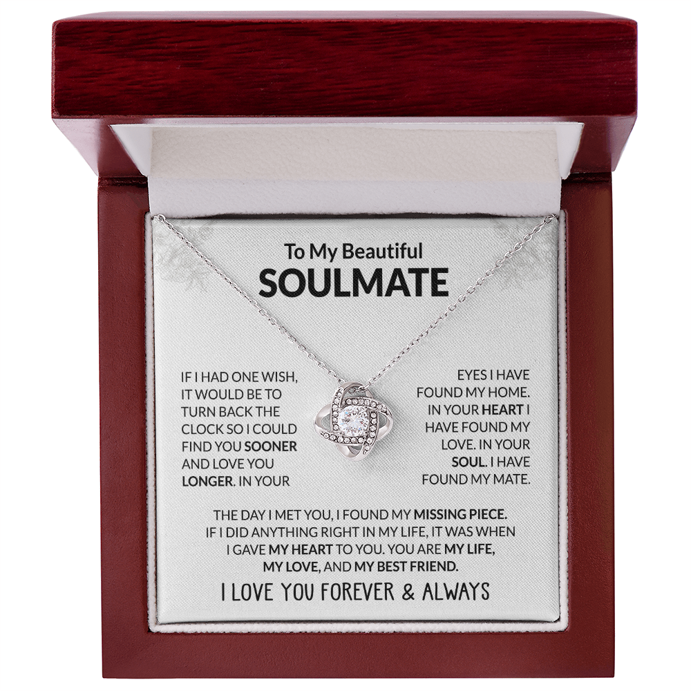 To My Beautiful Soulmate - If I Had One Wish - Giftinum