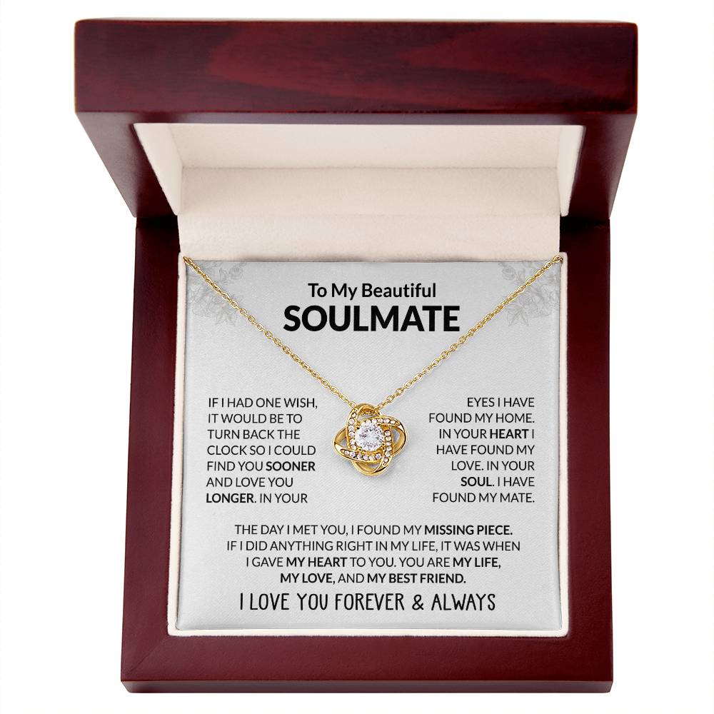 To My Beautiful Soulmate - If I Had One Wish - Giftinum