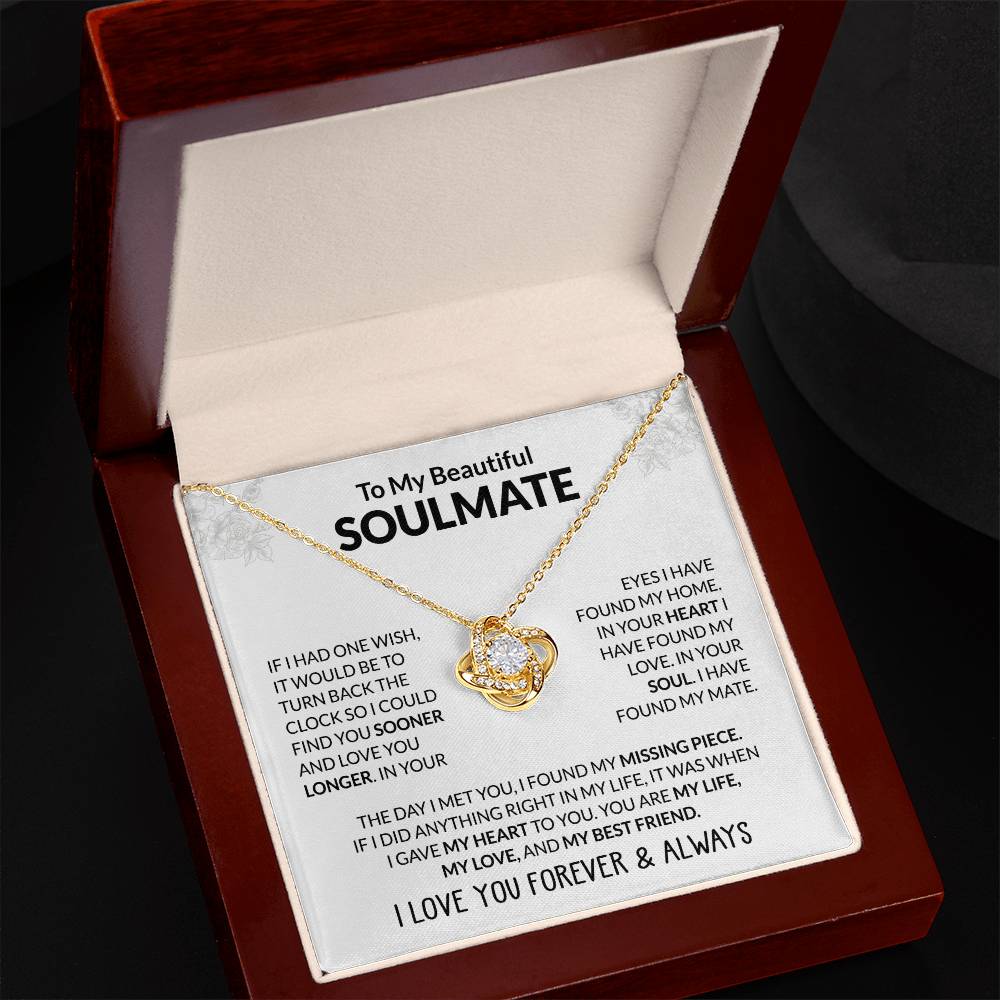 To My Beautiful Soulmate - If I Had One Wish - Giftinum