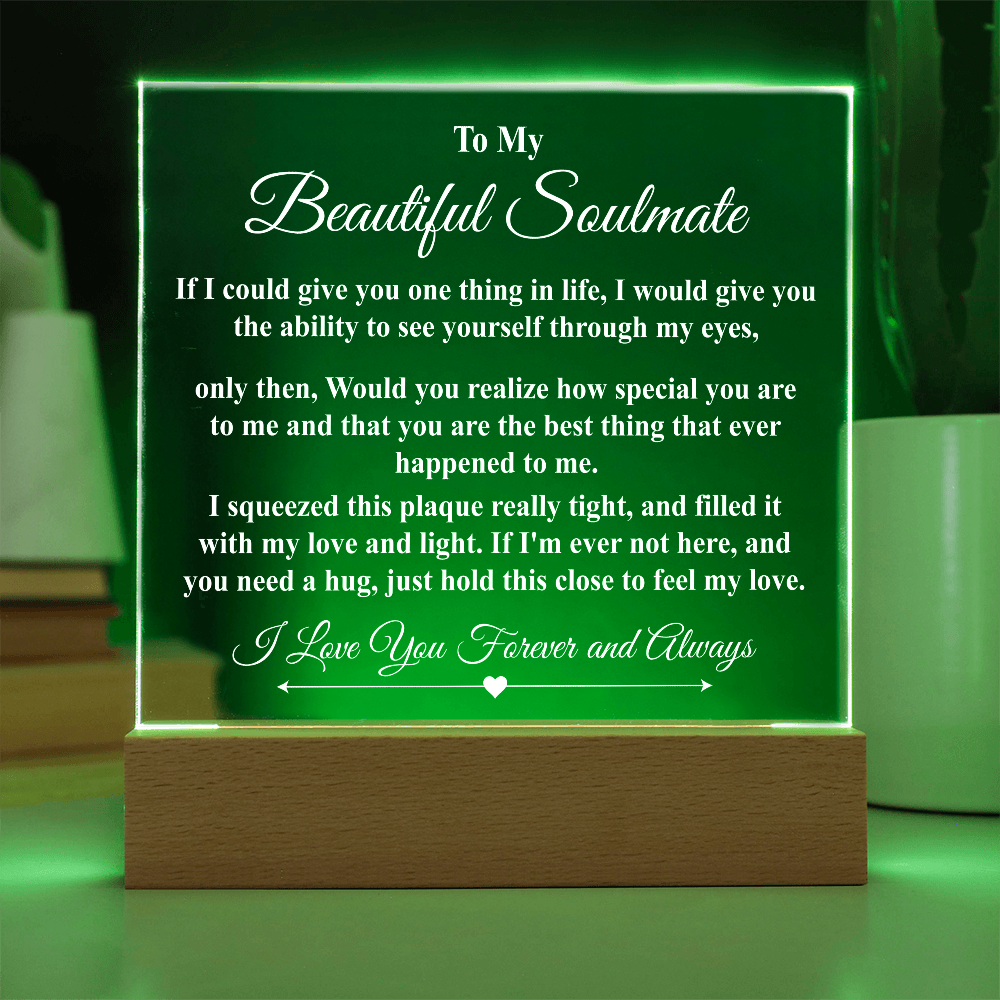 To My Beautiful Soulmate - If I could give you one thing in life - Giftinum