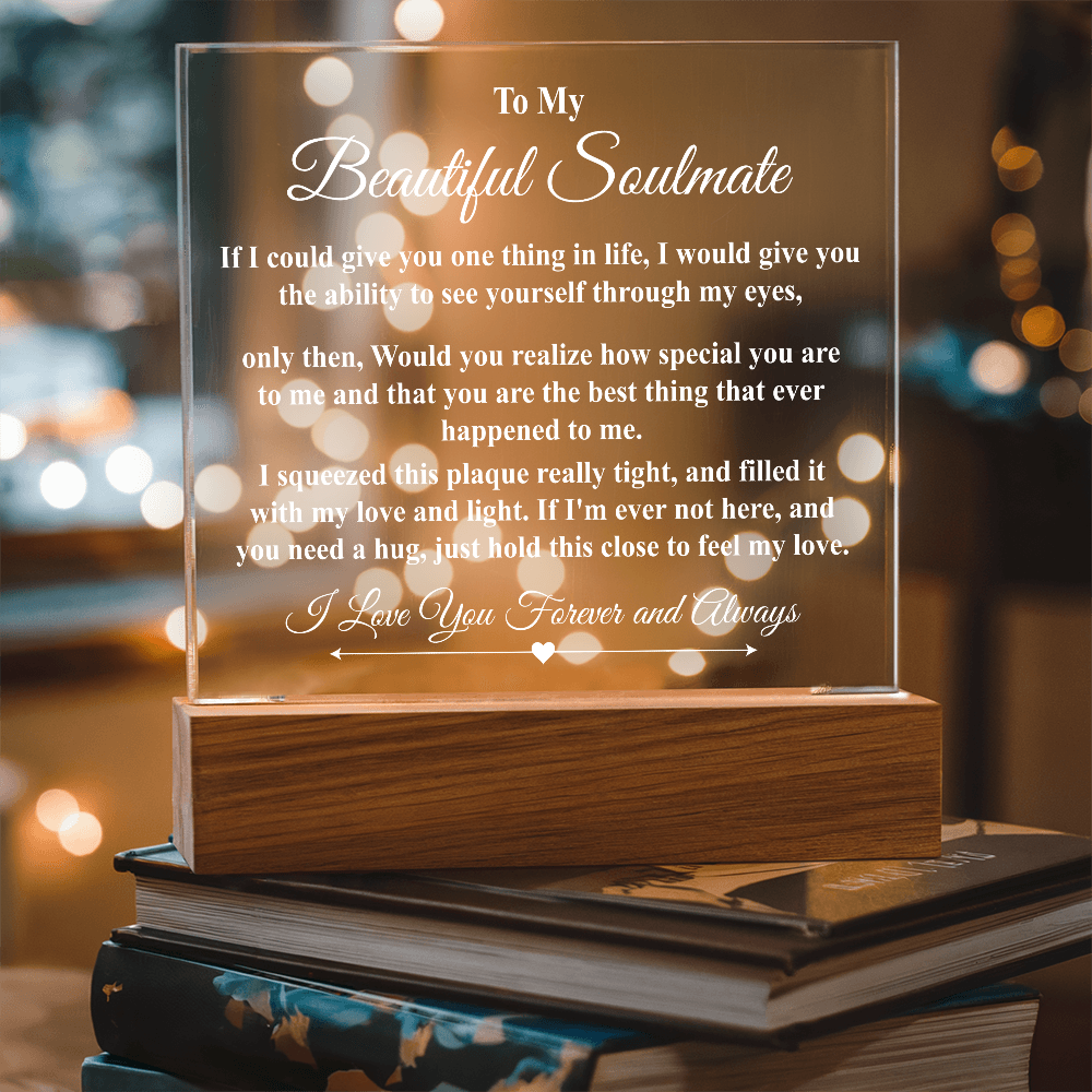 To My Beautiful Soulmate - If I could give you one thing in life - Giftinum
