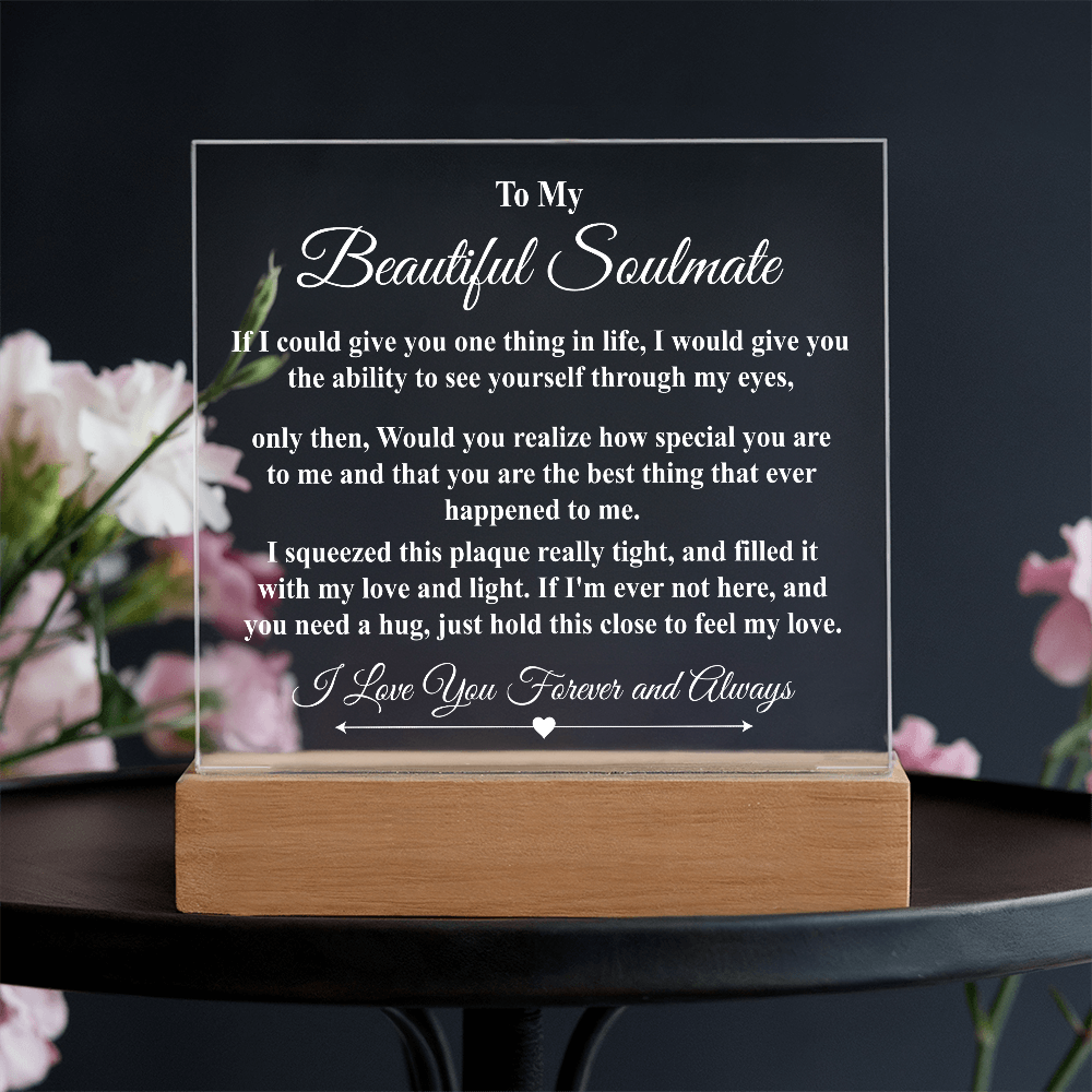 To My Beautiful Soulmate - If I could give you one thing in life - Giftinum