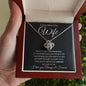 To My Beautiful Wife Necklace - Never Forget - Giftinum