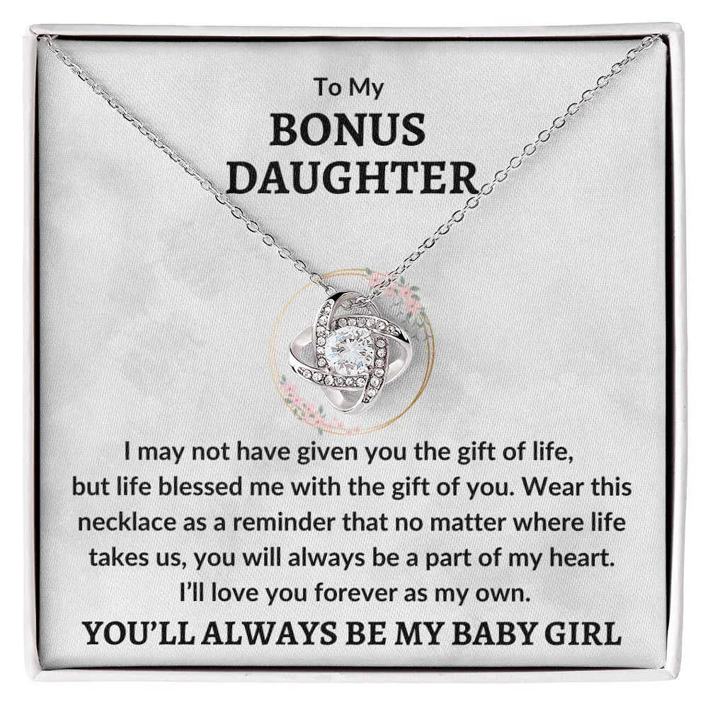To My Bonus Daughter - Always my baby girl - Giftinum