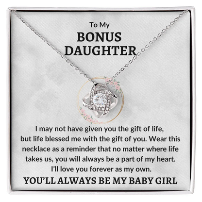 To My Bonus Daughter - Always my baby girl - Giftinum