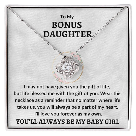 To My Bonus Daughter - Always my baby girl - Giftinum