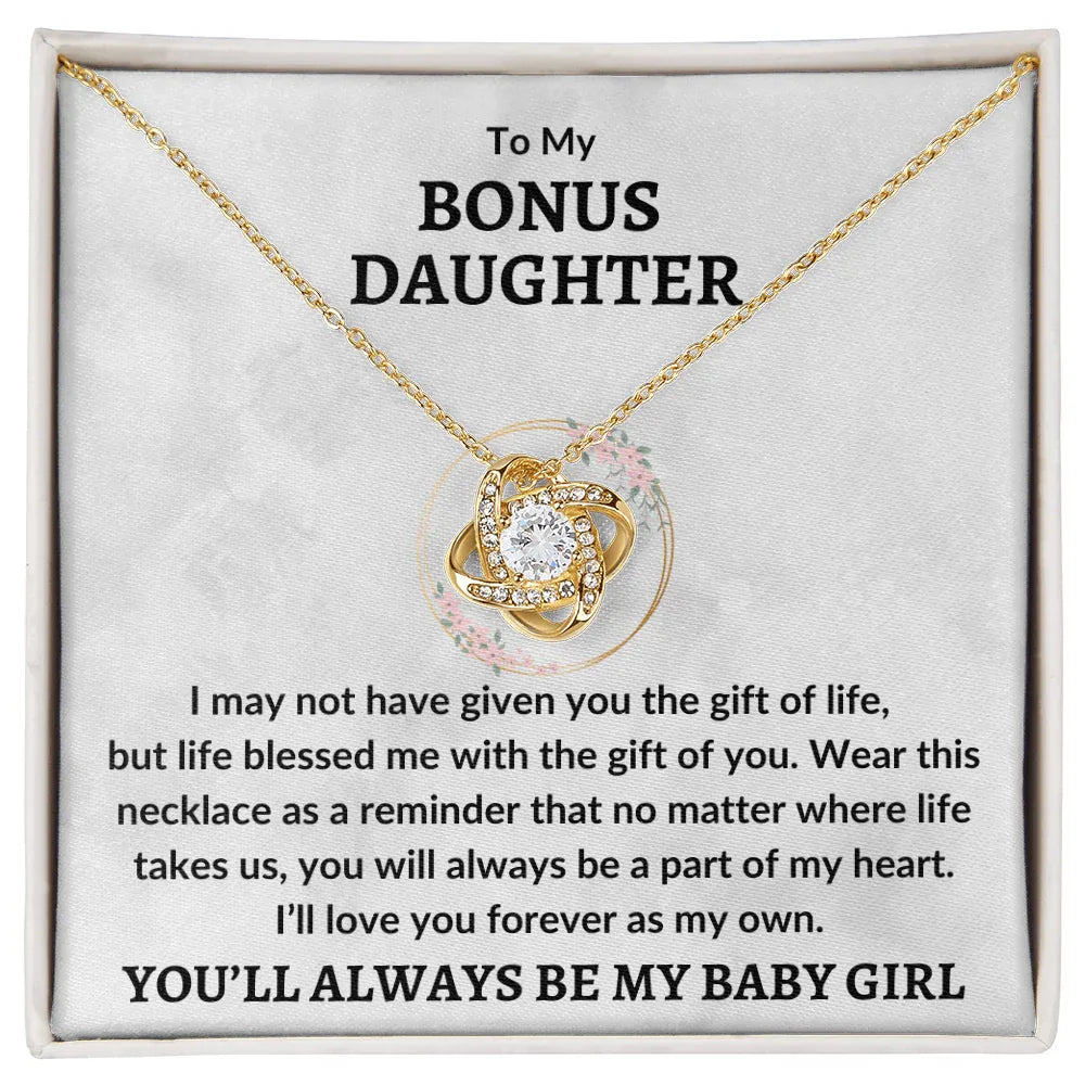 To My Bonus Daughter - Always my baby girl - Giftinum