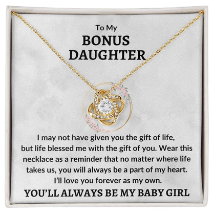 To My Bonus Daughter - Always my baby girl - Giftinum