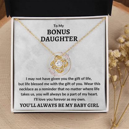 To My Bonus Daughter - Always my baby girl - Giftinum