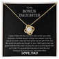 To My Bonus Daughter - Care for you as my own - Giftinum