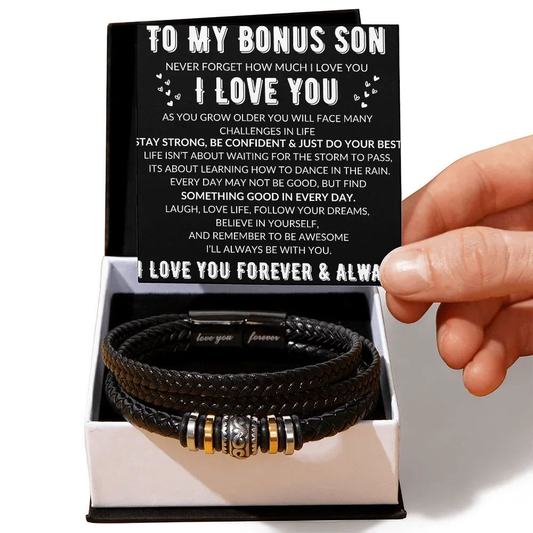 To My Bonus Son - Never Forget - Giftinum