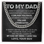 To My Dad - Appreciated Cuban Link Chain - Giftinum