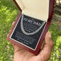 To My Dad - My Dreams Cuban Link Chain - Giftinum