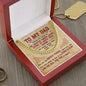 To My Dad - Strong In Heart Cuban Link Chain - Giftinum