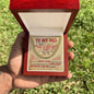 To My Dad - Strong In Heart Cuban Link Chain - Giftinum