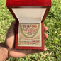 To My Dad - Strong In Heart Cuban Link Chain - Giftinum