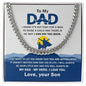 To My Dad - You Are Appreciated Cuban Link Chain - Giftinum