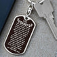 To My Daddy Keychain - From Baby Angel - Giftinum