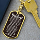 To My Daddy Keychain - I may not be able - Giftinum