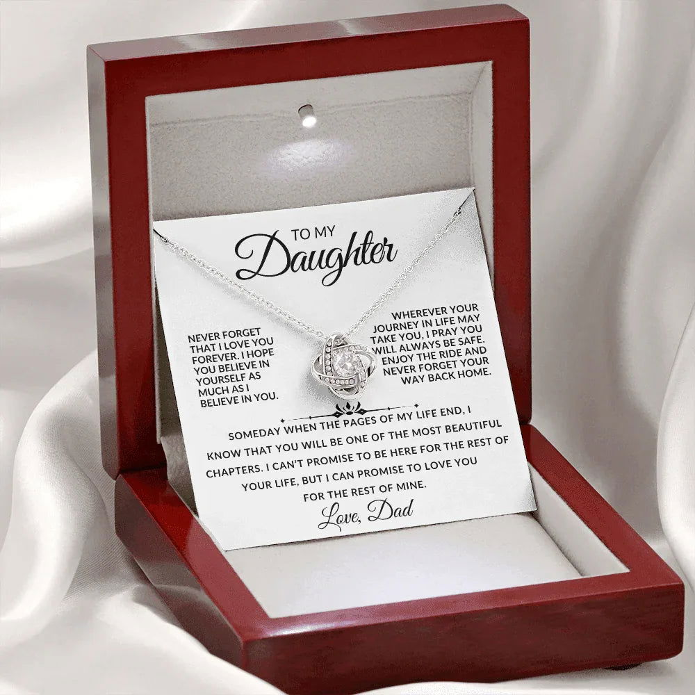 To My Daughter - Pages of my life ends. - Giftinum